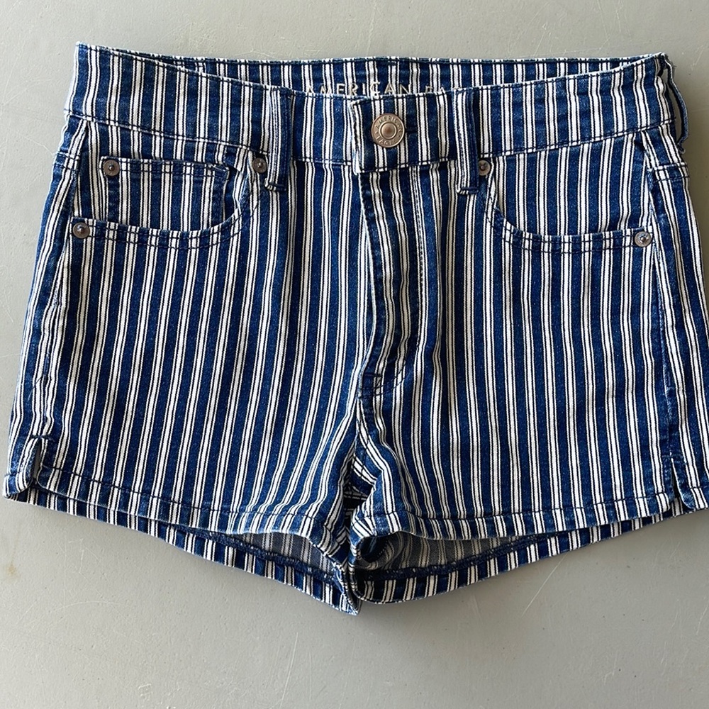 American Eagle Pinstripe Shorts